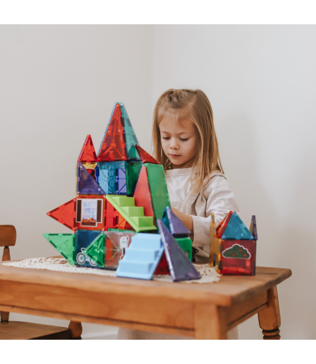 MAGNA-TILES Clear Colors 28 House