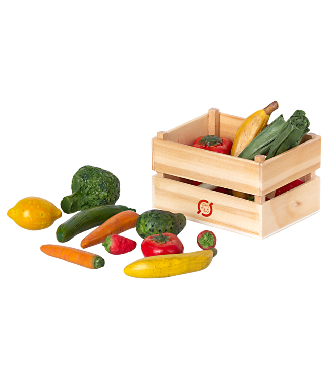 Maileg Groente & Fruit kratje