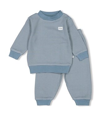Feetje Wafelpyjama - Ice Blue