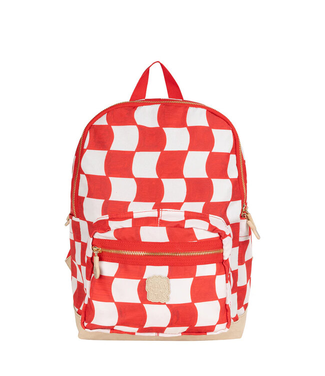 Pick & Pack Tas Check Rood M