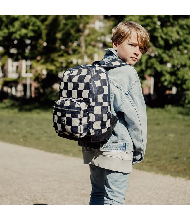 Pick & Pack Tas Check Blauw M