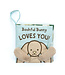 Jellycat Bashful Bunny Loves You Book