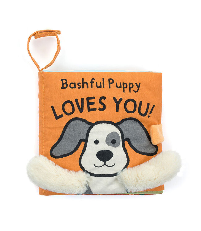 Jellycat Bashful Puppy Loves You Book