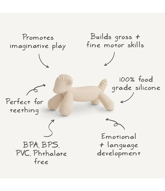 Mushie Bijtfiguurtje Lam