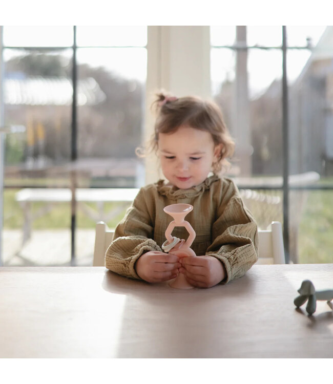 Mushie Hexapop Blush