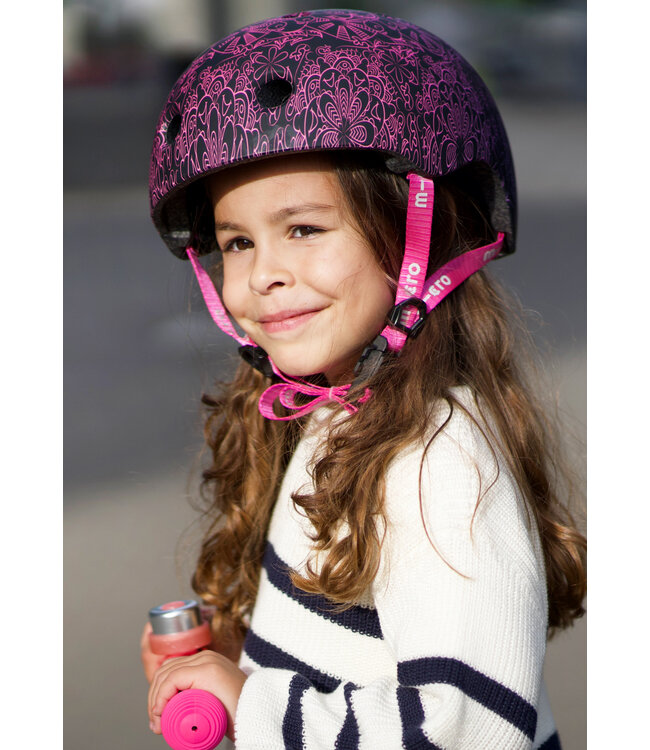 Micro-Step Helm Mandela M Roze/Paars