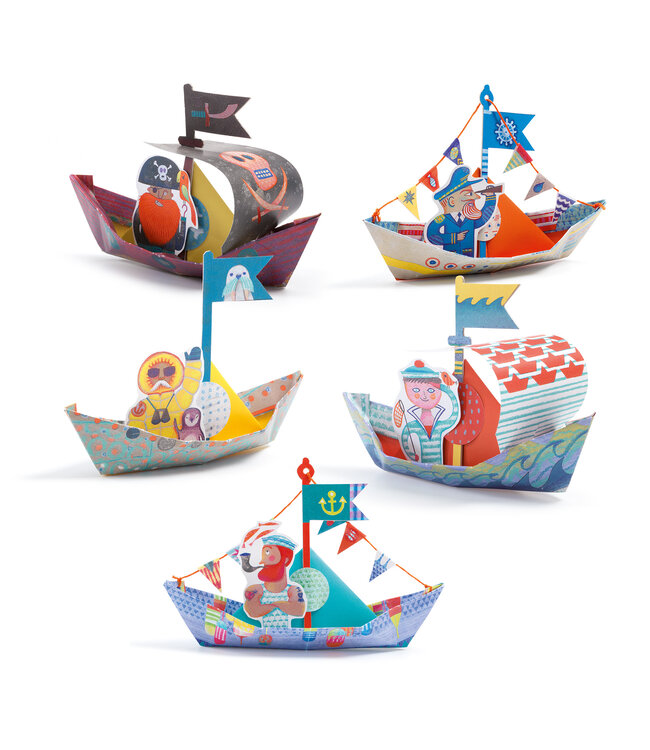 Djeco Origami Boten op het water