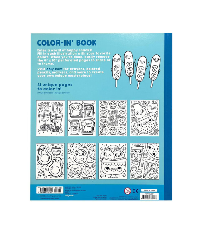 Ooly Kleurboek Happy Snacks