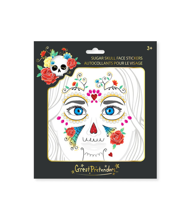 Great Pretenders Suikerschedel Gezicht Sticker