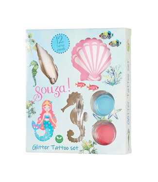 Souza Glitter Tattoo Set Mermaid