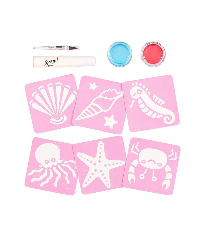 Souza Glitter Tattoo Set Mermaid