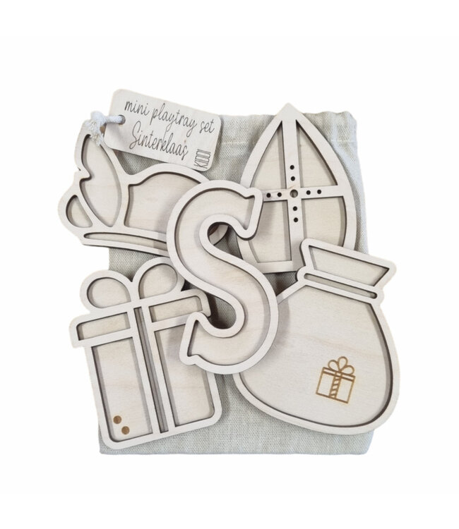 Kiddi  Mini Playtray Set Sinterklaas