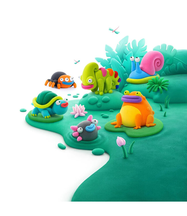 Hey Clay Set 15 Exotic Animals