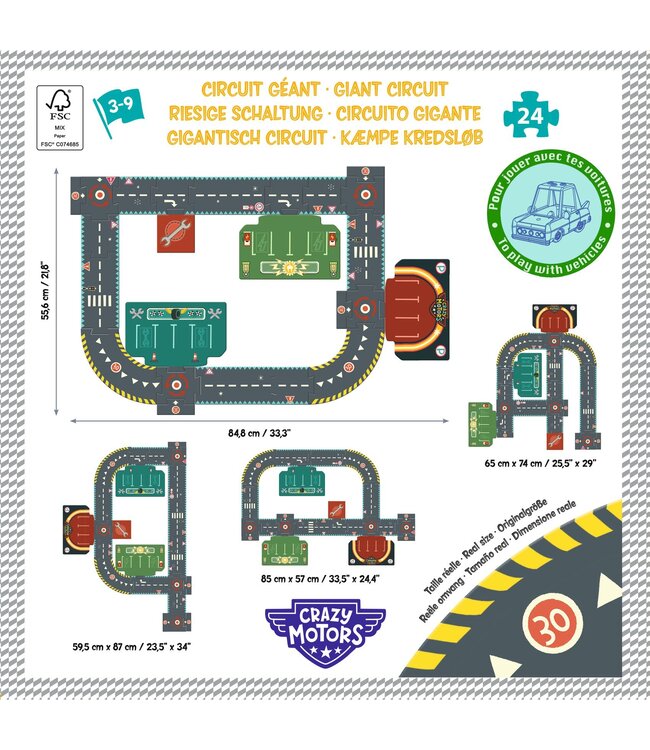 Djeco Crazy Motors Stadscircuit