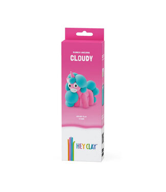 Hey Clay Rainbow Unicorn - Cloudy