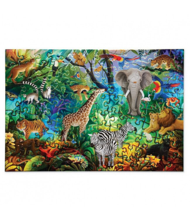 Puzzel 100 Jungle Holografisch