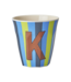 Rice Letter Beker Streep K