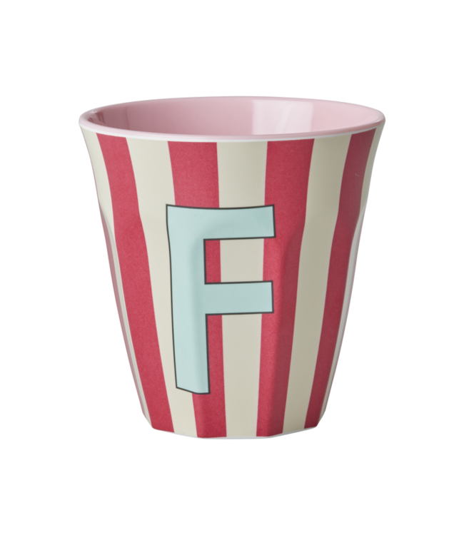 Rice Letter Beker Streep F