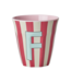 Rice Letter Beker Streep F