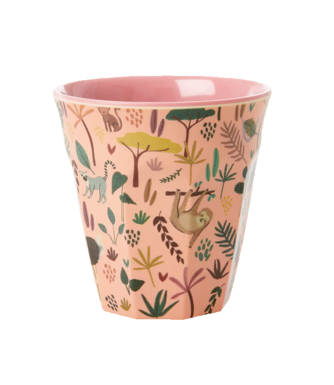 Rice Beker Jungle Roze