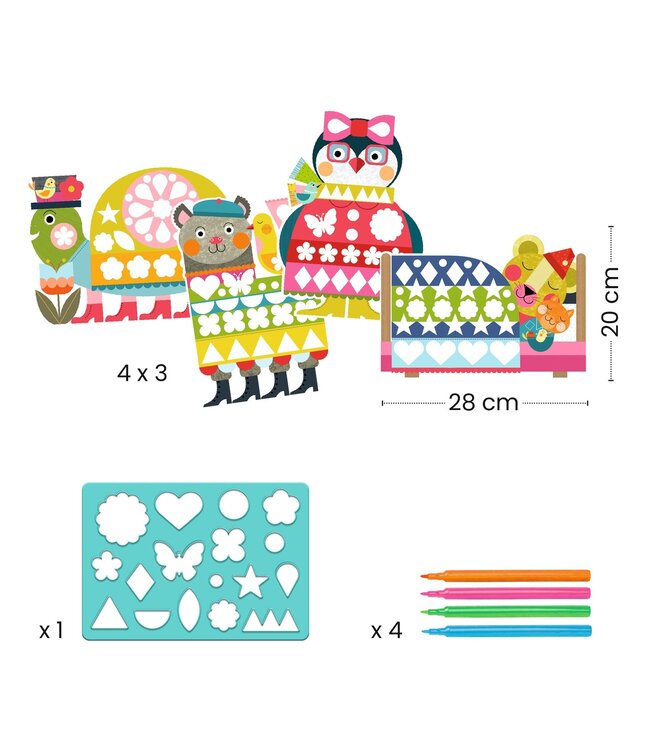 Djeco Tekensjablonen