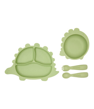 Lilo Favorites Dino Serviesset Groen