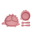 Lilo Favorites Dino Serviesset Donker Roze