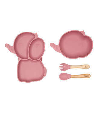 Lilo Favorites Olifant Servies Donker Roze