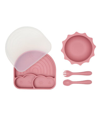 Lilo Favorites Regenboog Servies Donker Roze
