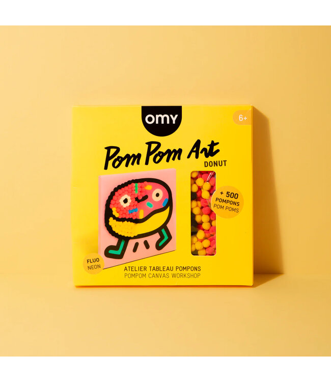 OMY Pom Pom Art Donut