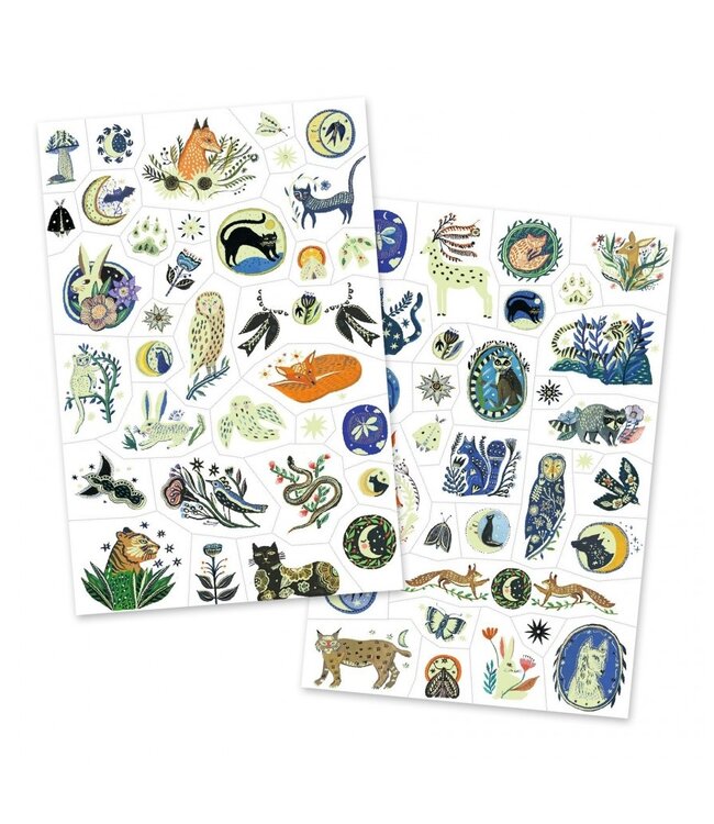 Djeco Tattoo Glow Night time