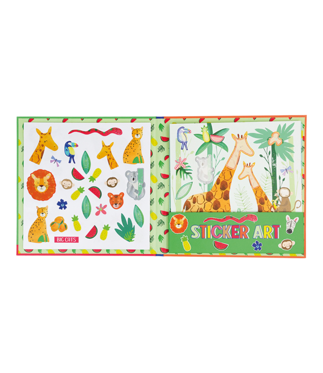 Floss & Rock Sticker Art Jungle