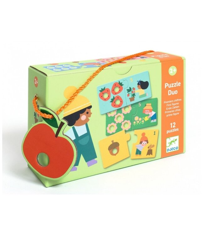 Djeco Duo Puzzel 1e Cijfers