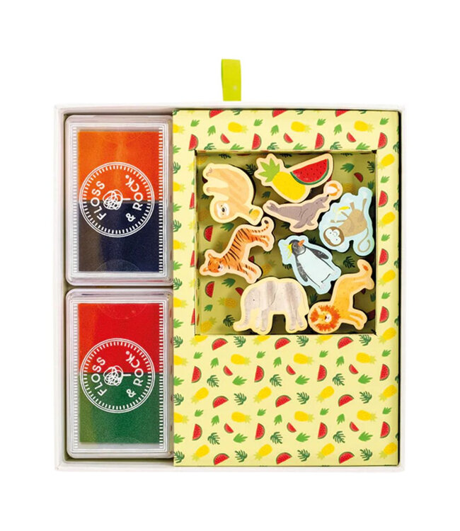 Floss & Rock Jungle Stempel Set