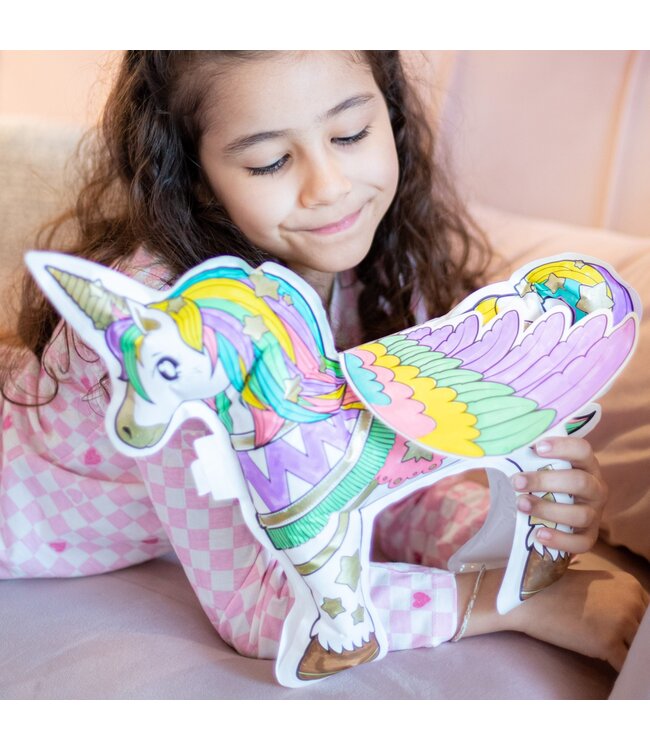 Ara Creative  Eenhoorn Opblaasbare Kleurplaat