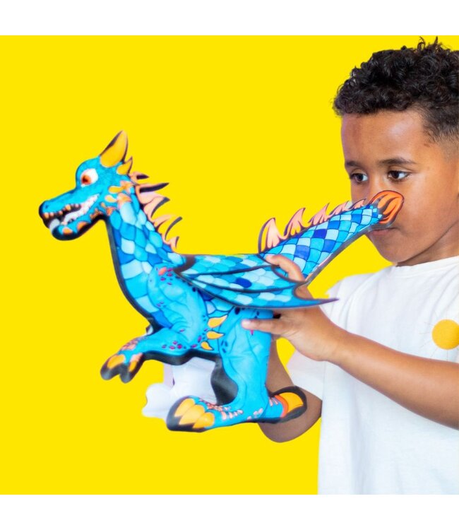 Ara Creative  Draak Opblaasbare Kleurplaat