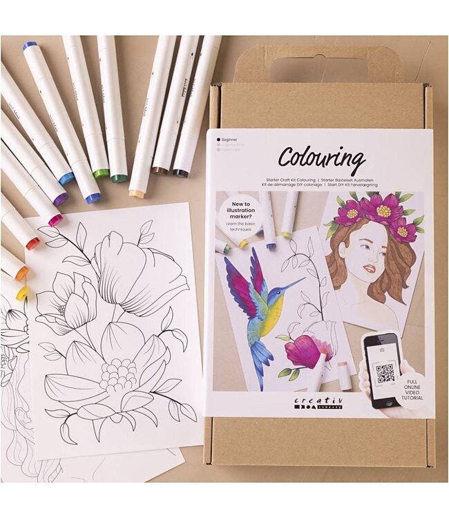 Creative Company Starter Hobbyset Inkleuren
