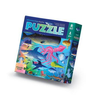 Folie Puzzel  - Haaien 60