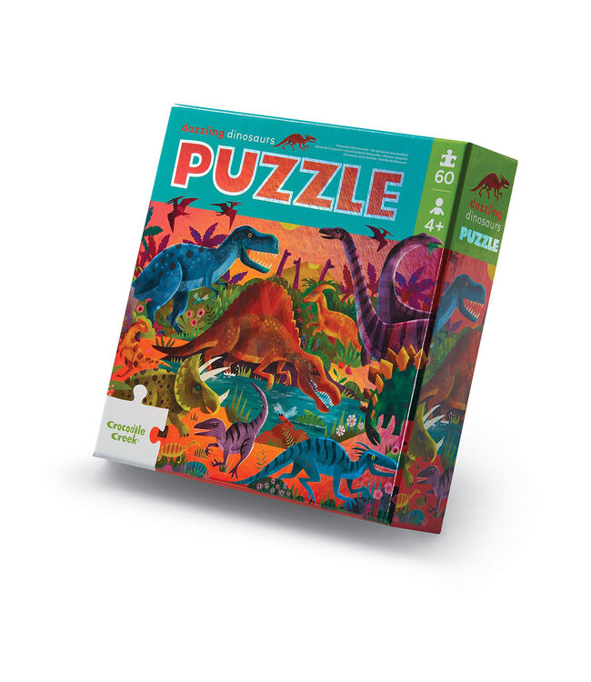 Crocodile Creek Folie Puzzel - Dino 60