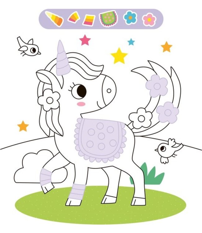 Deltas Unicorn Sticker Parade 4+ Jaar