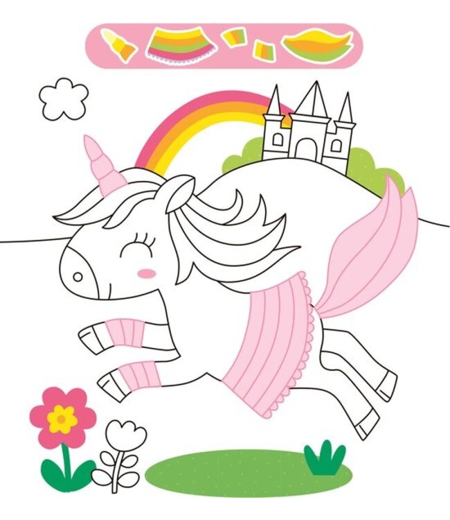 Deltas Unicorn Sticker Parade 4+ Jaar