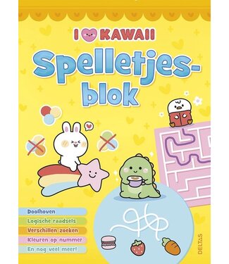 Deltas I Love Kawaii Spelletjesblok