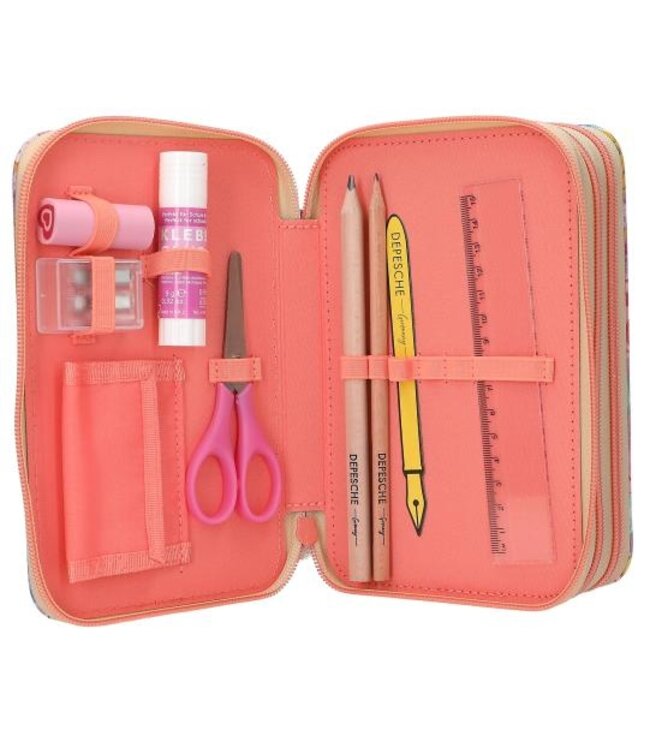 Depesche TopModel 3-vaks Etui Girl Power