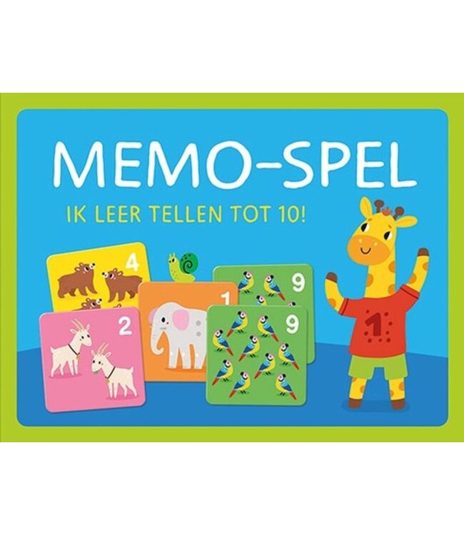 Deltas Ik leer tellen tot 10! Memo-spel