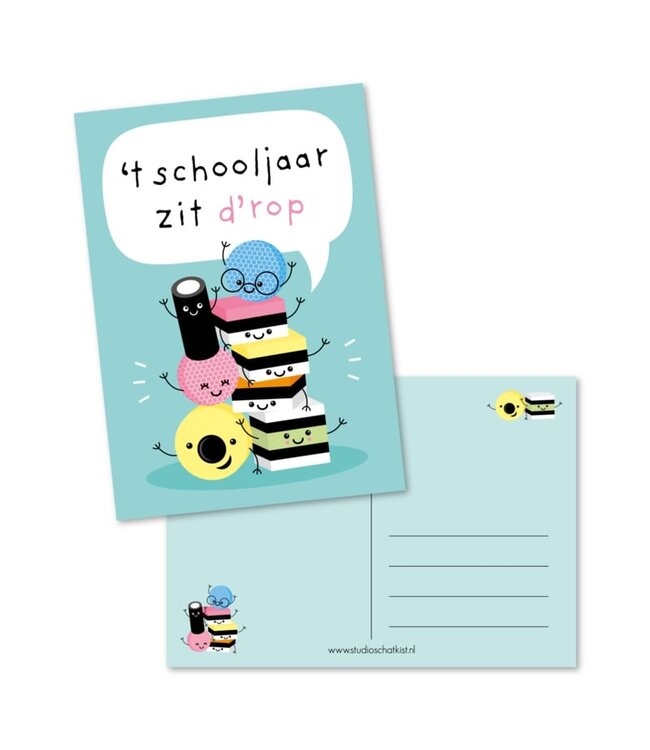 Kaart - 'T Schooljaar Zit D'rop