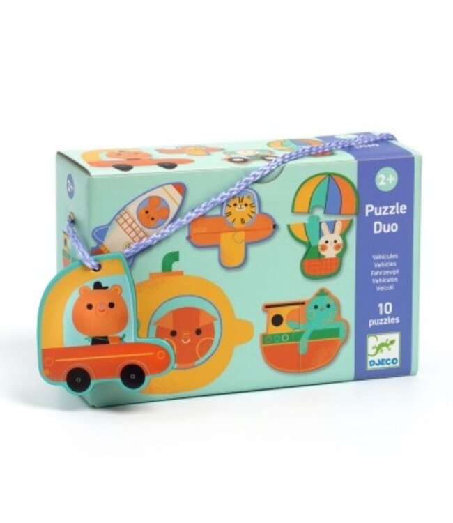 Djeco Puzzel Duo Voertuigen