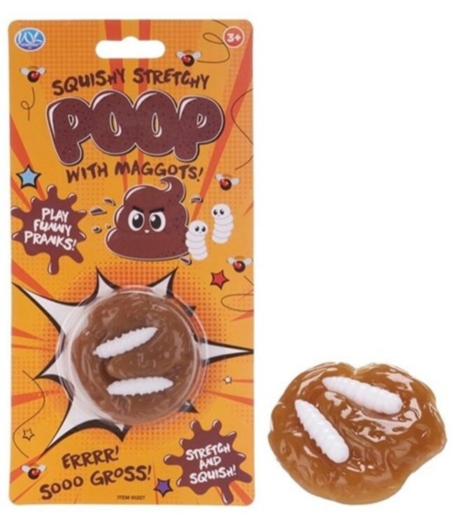 Squishy Stretchy Poo met Maden