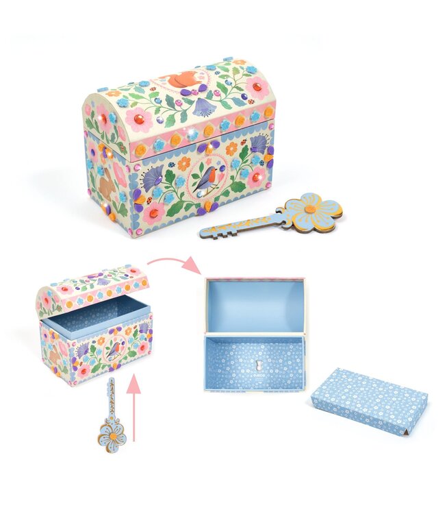 Djeco DIY Schatkist Roze