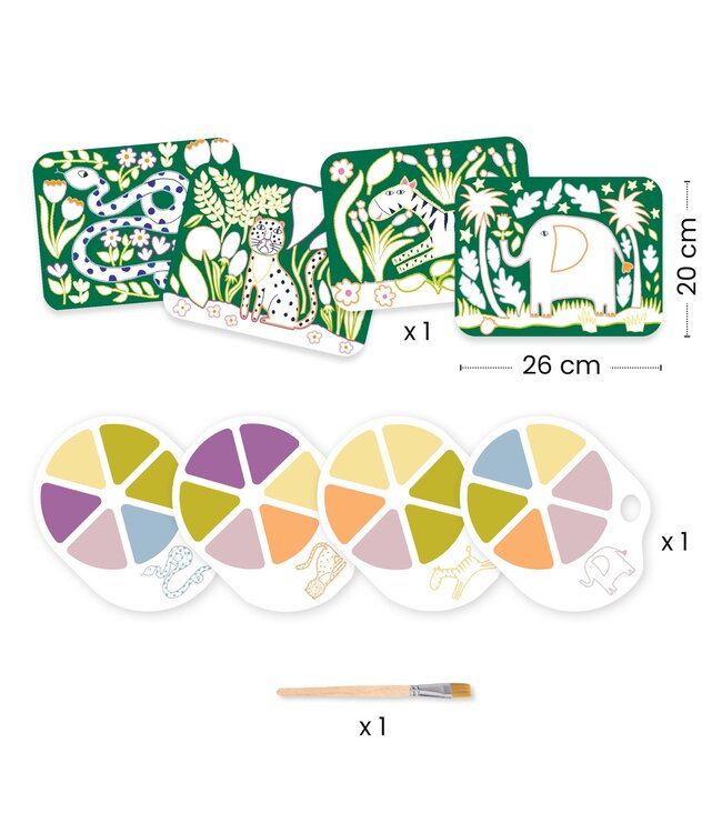 Djeco Paletschilderen Jungle