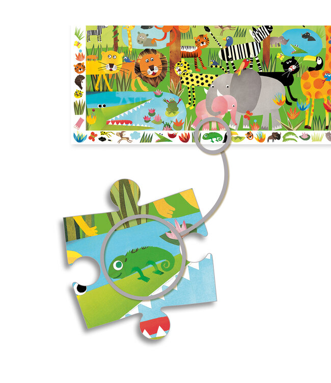 Djeco Observatie Puzzel Jungle -35
